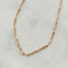 Load image into Gallery viewer, heavy paperclip gold necklace
