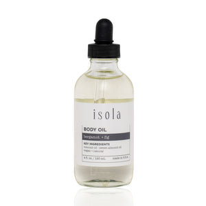 bergamot + fig body oil