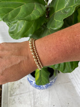 Load image into Gallery viewer, gold bead bracelet - 7mm
